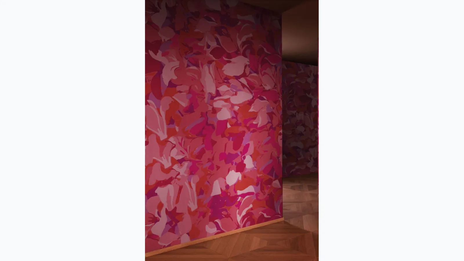 Carta da parati Berkshire Poppies di London Art