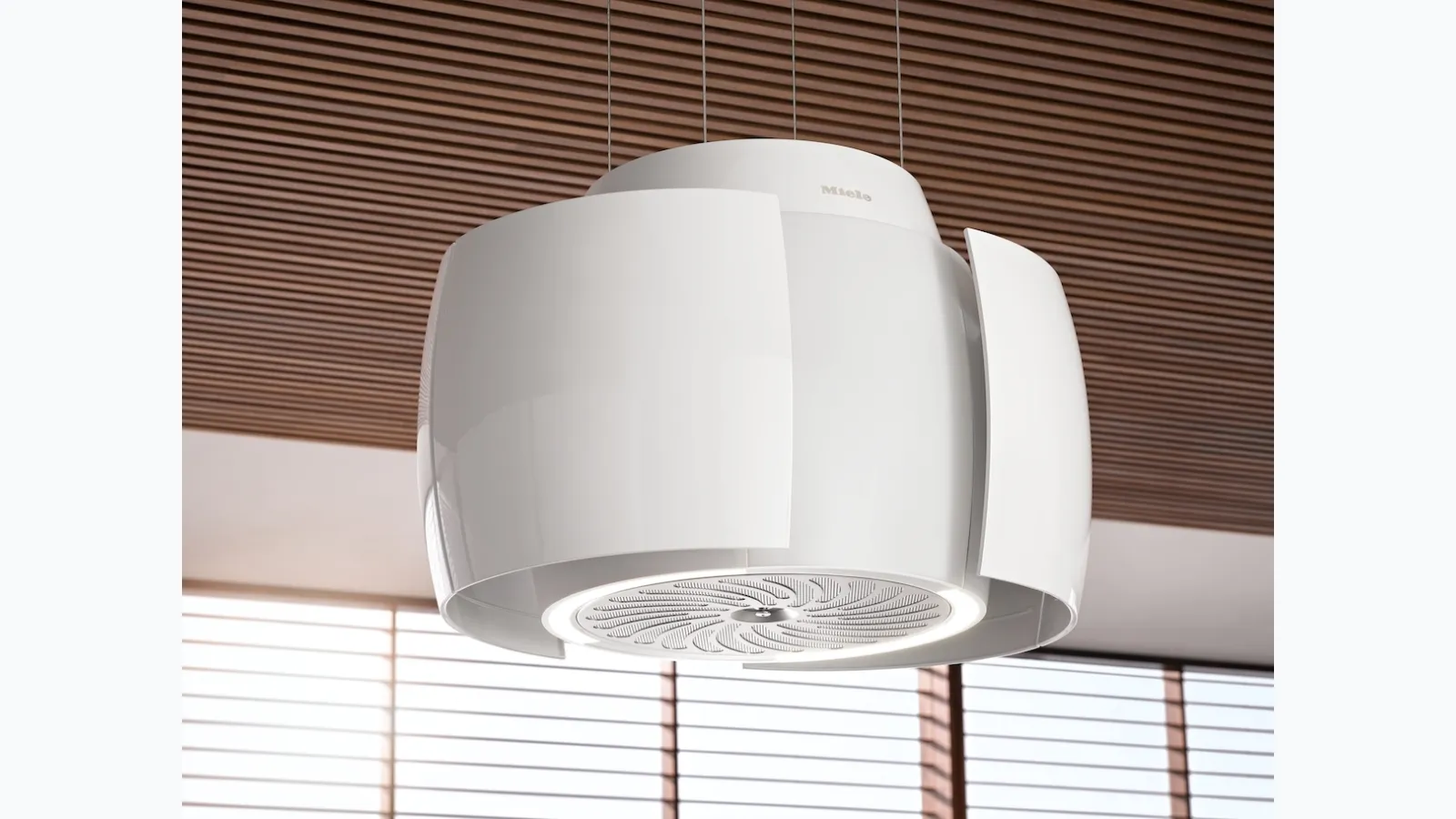 Cappa Aspirante di design DA 7378 D Aura Ambient con comandi solo Smart di Miele