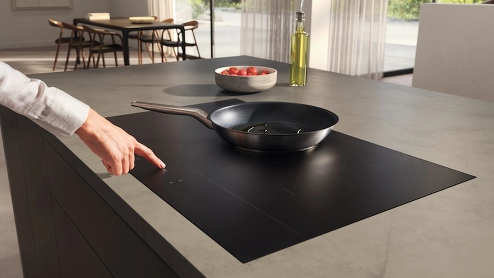 Piano Cottura KM 7576 FL MattFinish di Miele