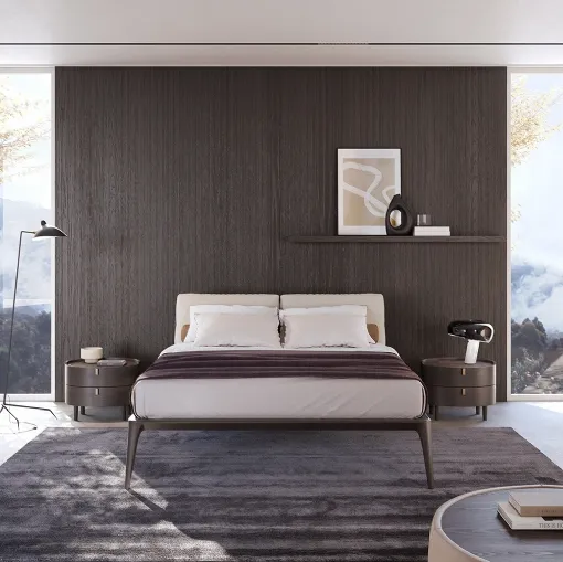 Letto Kalè Rovere Carbon di Olivieri