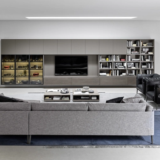 Parete Attrezzata Pannelli TV 02 di Novamobili