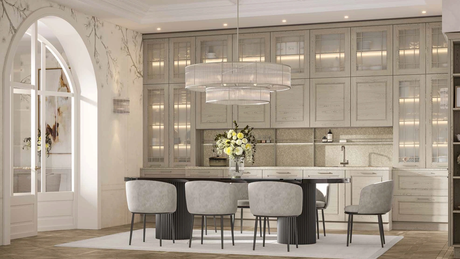Cucina Classica lineare Alice Liberty di Arrex