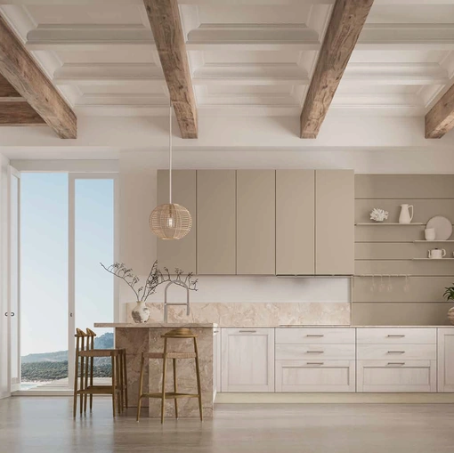 Cucina Classica con penisola Eva Marinaro di Arrex