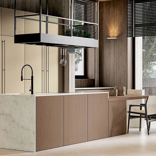 Cucina Moderna con isola Daytona Game di Arrex