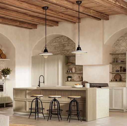 Cucina Moderna con isola Megan Mediterraneo di Arrex