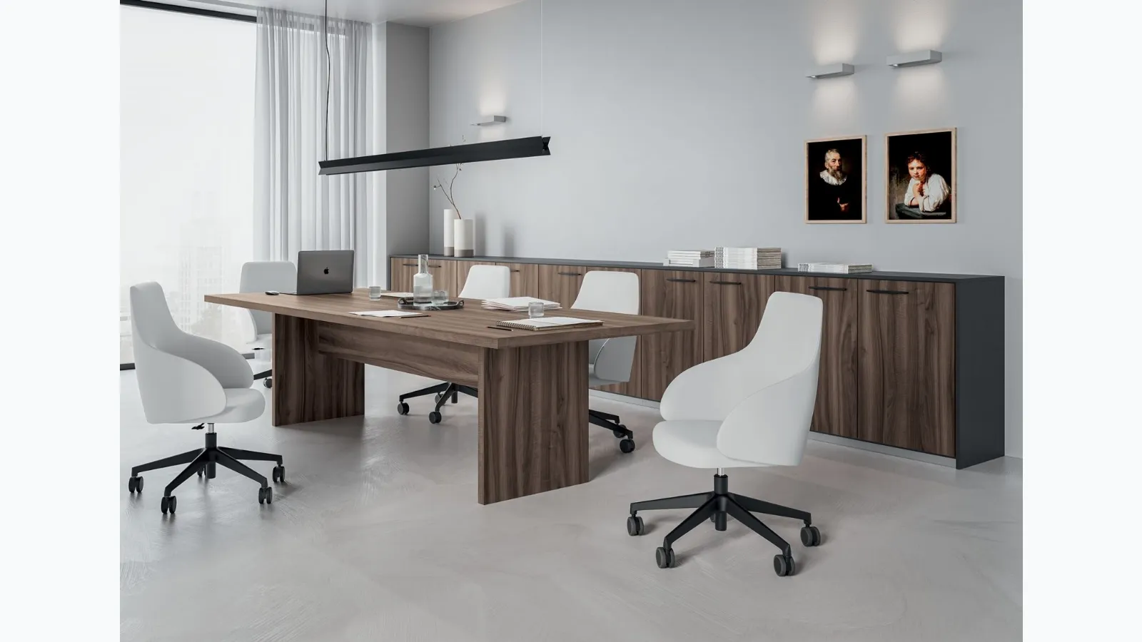 Scrivania direzionale Alfa Plus di Walco