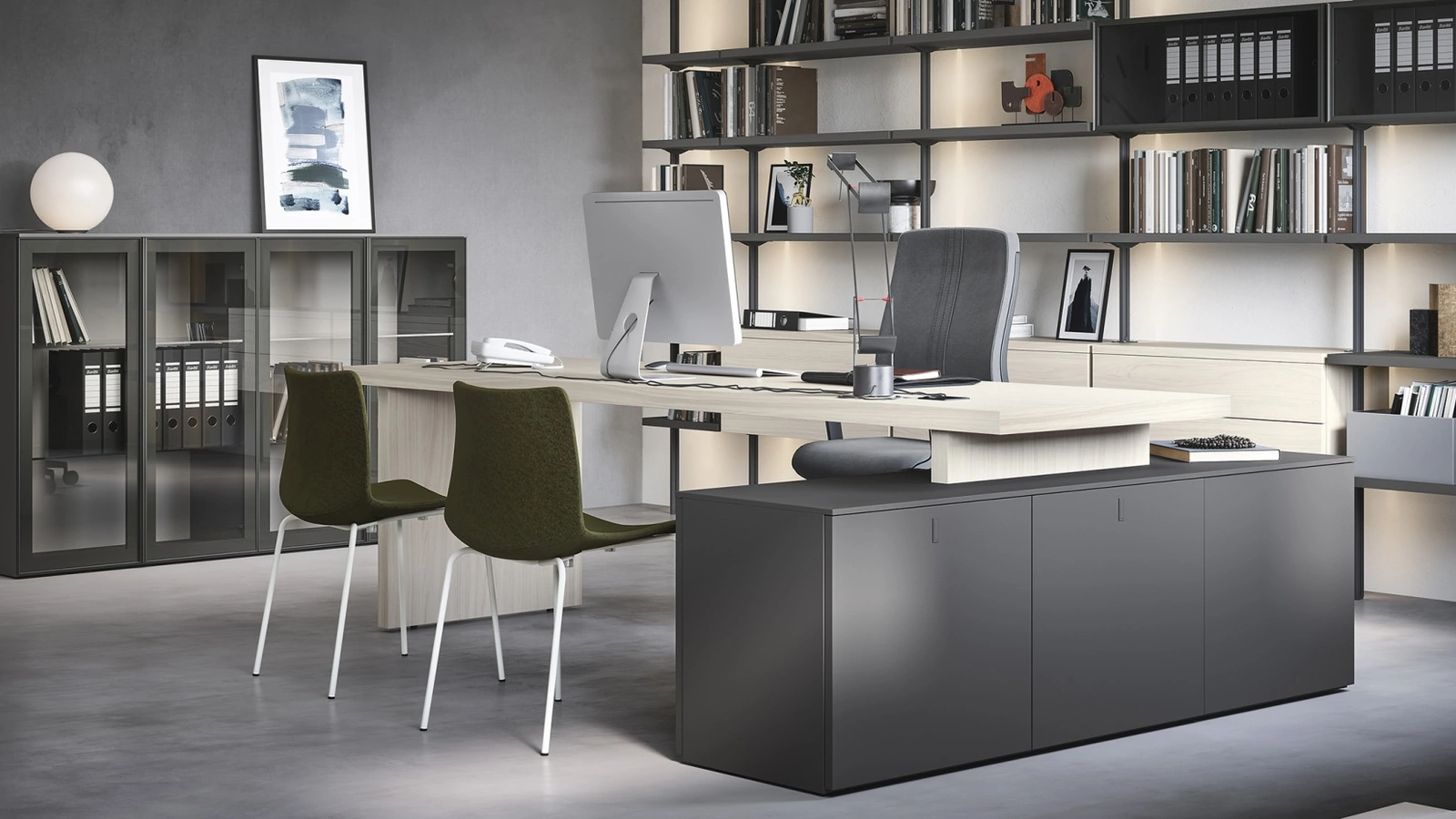 Scrivania Direzionale 10B di Cinquanta3